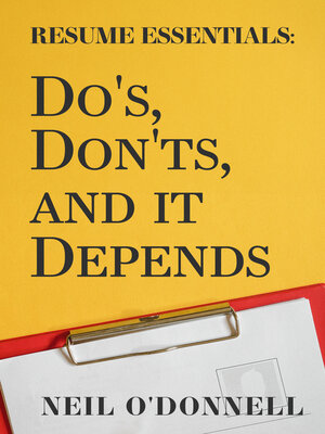 cover image of Resume Essentials